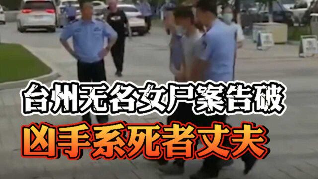 台州无名女尸案凶手系死者丈夫 律师:杀害特定对象需严惩