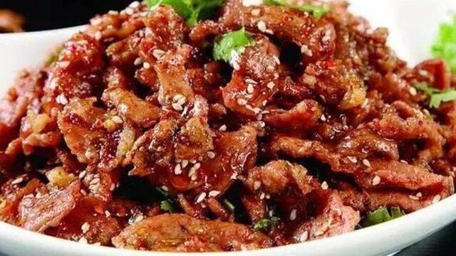 胖仔家常菜之二:孜然羊肉