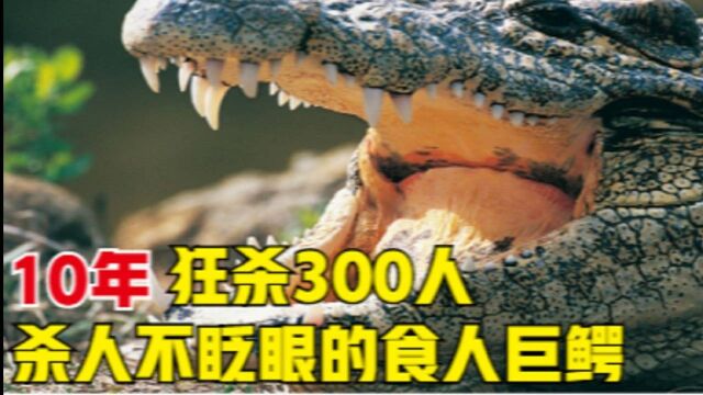 10年狂杀300人,杀人不眨眼的食人巨鳄古斯塔夫,至今仍下落不明