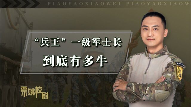 “兵王”一级军士长,到底有多牛?