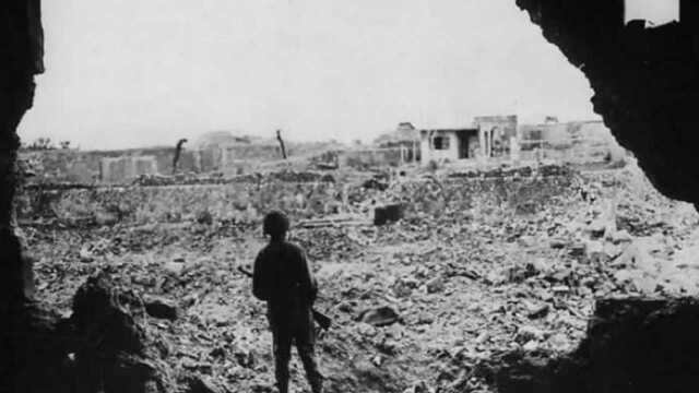 1945年冲绳岛战役,局面惨不忍睹,日本士兵死伤超过10万人