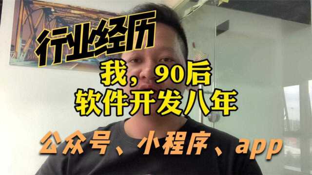 我,90后,从事软件开发8年,揭秘真实行业利润