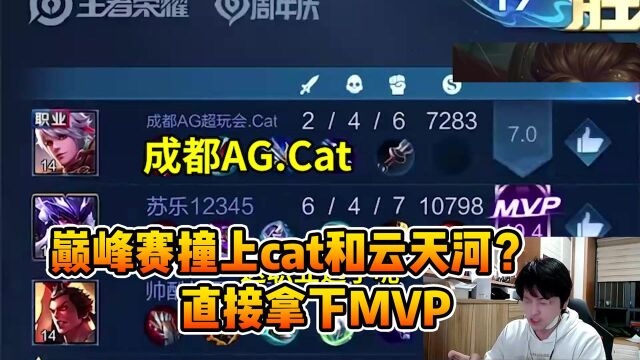 巅峰赛2100撞车AG超玩会.cat?树叶拿下MVP吃下这个分