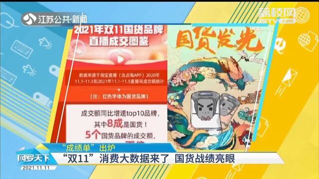 “成绩单”出炉 “双11”消费大数据来了 国货战绩亮眼