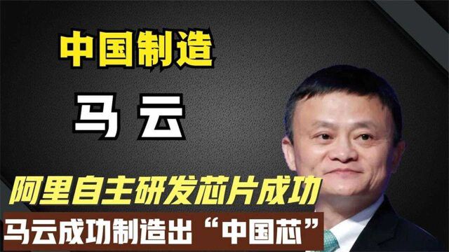 马云屡建奇功,阿里自研芯片成功问世了,立志打造出最强“中国芯”!