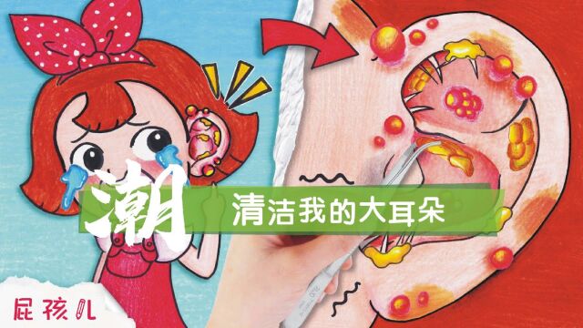 定格动画 清洁我的大耳朵 创意趣味动漫