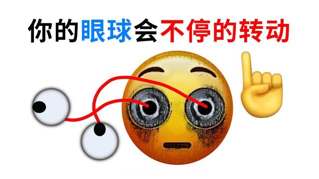 这个视频会让你的眼球不停转动!(不是特效)