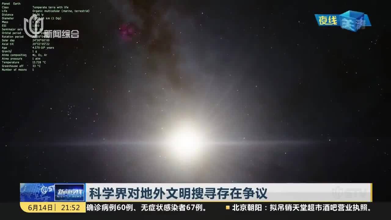 科学界对地外文明搜寻存在争议