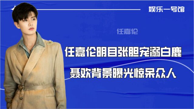 任嘉伦当众宠溺白鹿,聂欢背景曝光惊呆众人,难怪男方坚持使用吻替