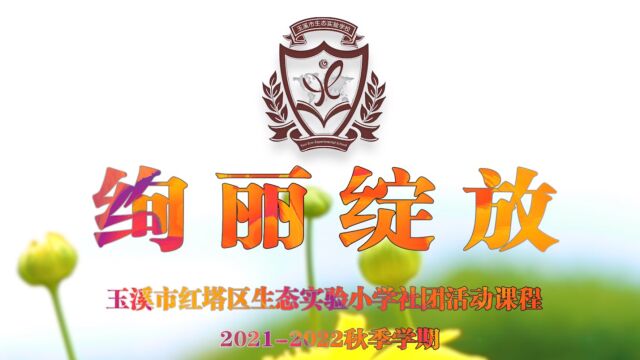 绚丽绽放——玉溪市红塔区生态实验小学20212022秋季学期社团活动课程专题片