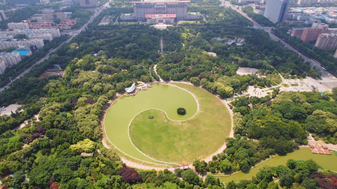 安阳市易园太极湖美景,真的让人流连忘返