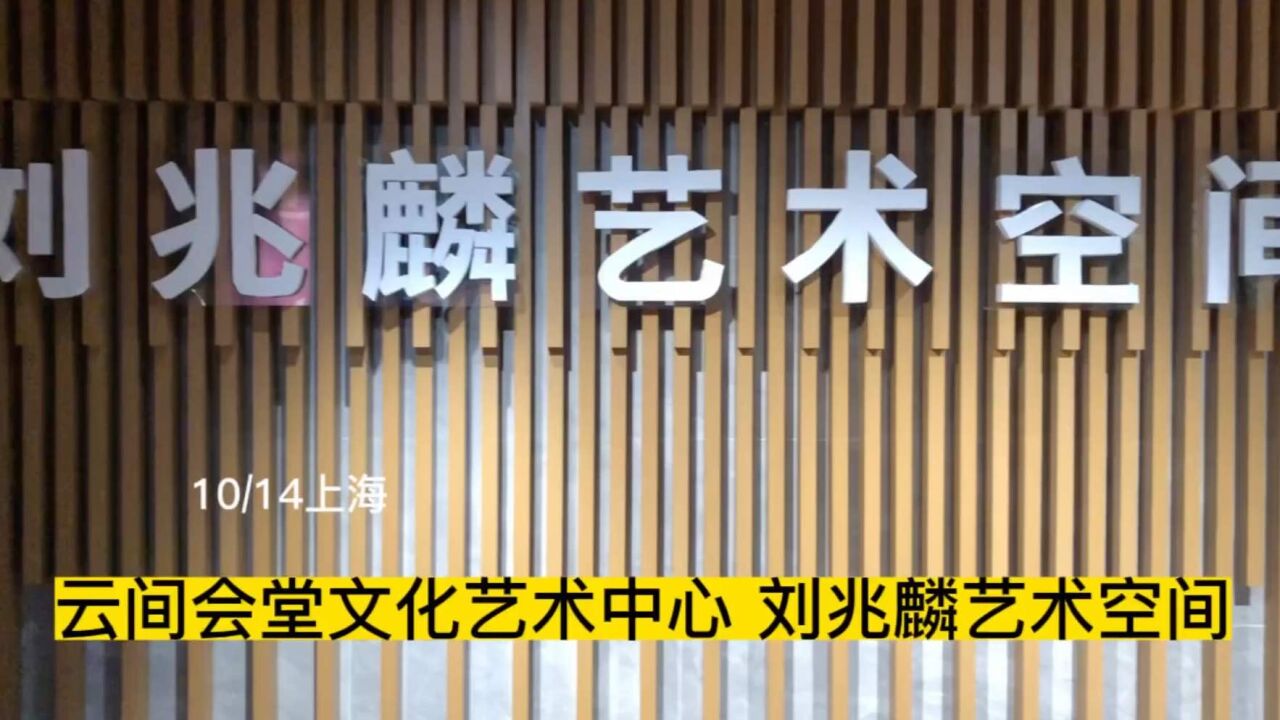 打卡上海松江云间会堂文化艺术中心,参观刘兆麟艺术空间