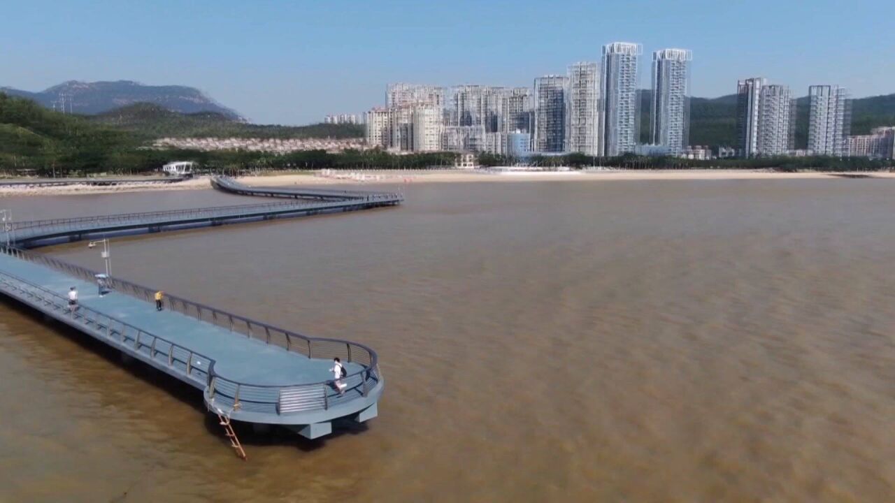 珠海海天驿站景观栈道建成亮相,天海一色尽收眼底