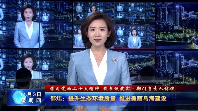 邵炜:提升生态环境质量 推进美丽乌海建设