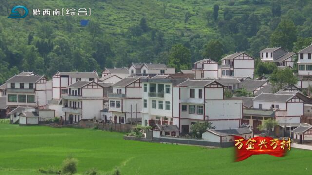 【万企兴万村】苗西南:以水为媒 绘制美丽乡村新图景