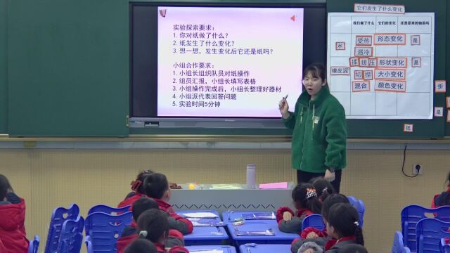 《它们发生了什么变化》小学科学