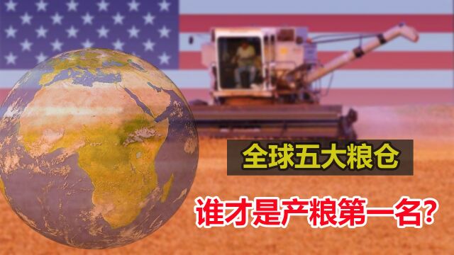 全球五大粮食生产国,都是哪些国家?谁才是产粮第一名?