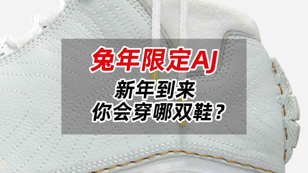 兔年限定AJ,新年到来,你会穿哪双鞋?