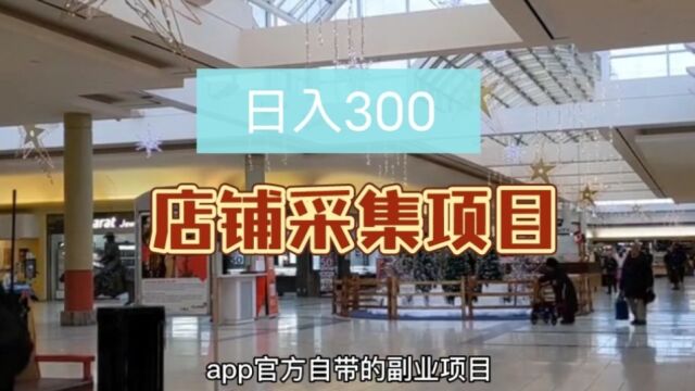 日入300的店铺采集项目怎么做?