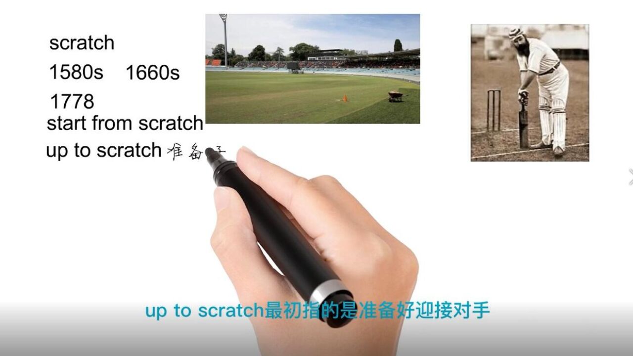 英语思维解密,为什么up to scratch表示达到标准,轻松学英语