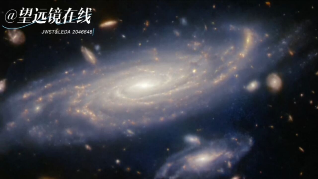 詹姆斯ⷩŸ椼葉˜方最新图像LEDA 2046648星系