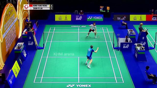 Weng Hong Yang vs Lin Chun Yi  Thailand Masters 2023 Badminton