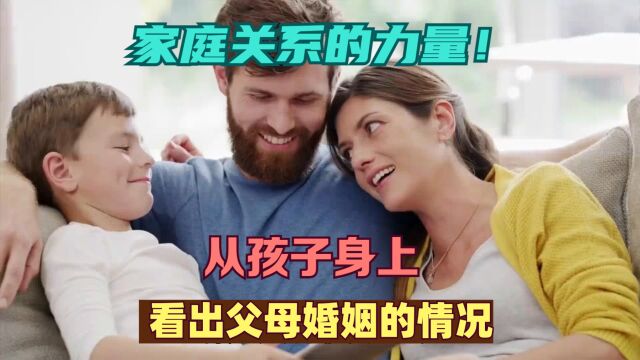 深刻认识家庭关系的力量!从孩子身上看出父母婚姻的情况