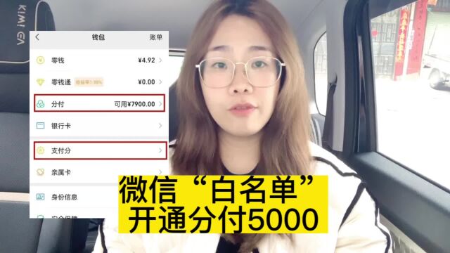 微信“备用金5000”白名单怎么开通?有微信就可以!