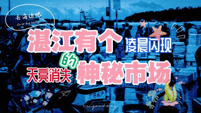 广东湛江的海边小镇上,有一个只在凌晨出现的“神秘市场”