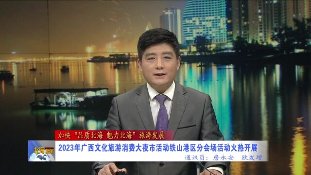 2023年广西文化旅游消费大夜市活动铁山港区分会场活动火热开展