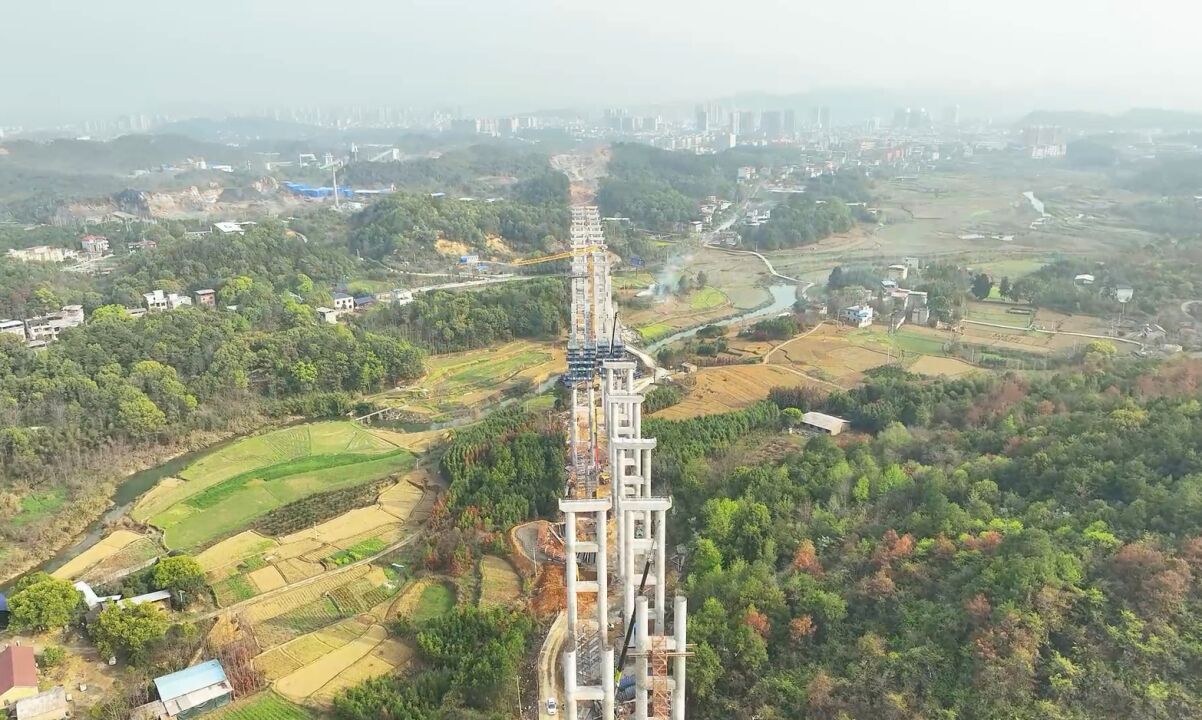 航拍视频 | 奋进春光里 永新高速东安段建设正酣