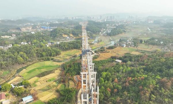 航拍视频 | 奋进春光里 永新高速东安段建设正酣