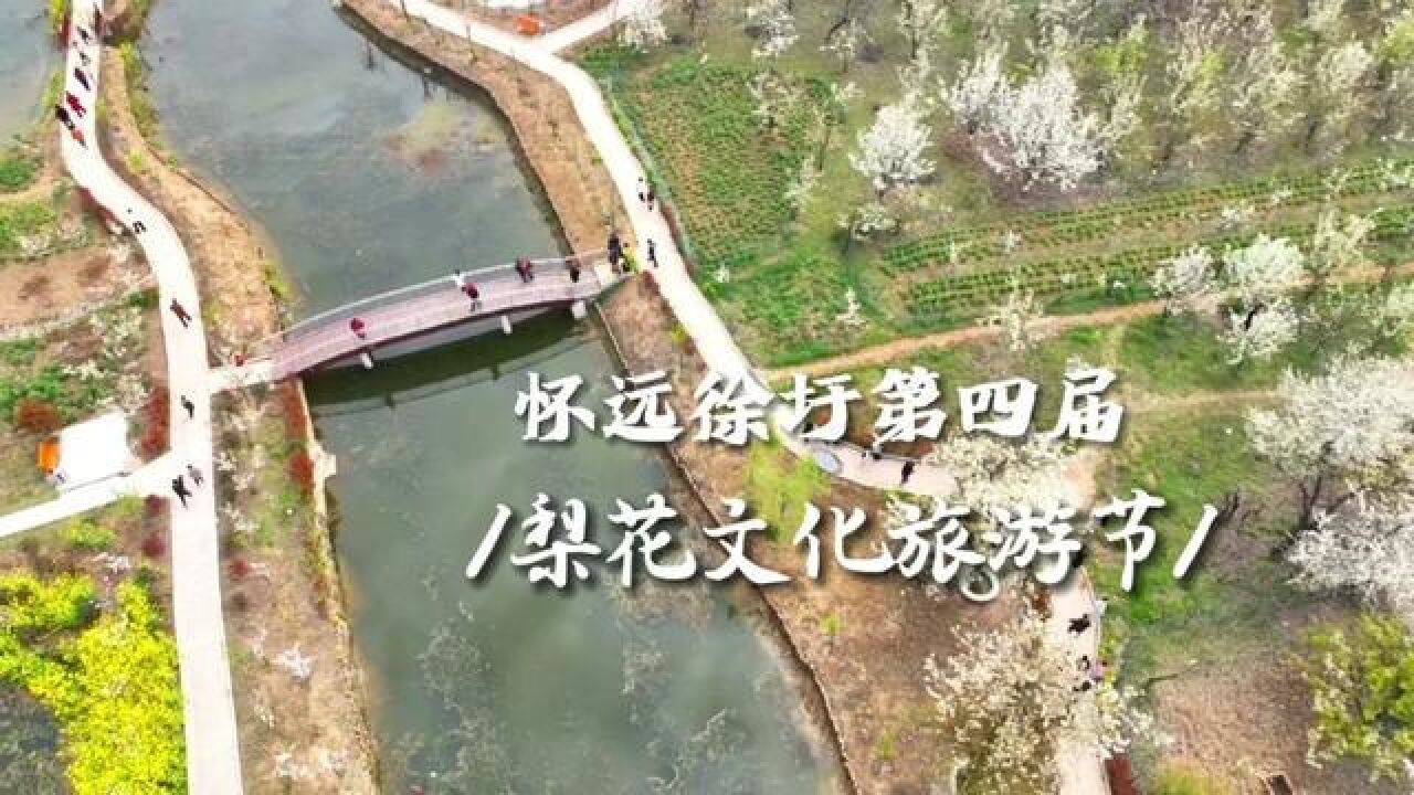 安徽省蚌埠市,怀远第四届梨花文旅节开幕