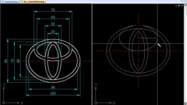 CAD基础绘图,CAD2D平面图制作方法,圆的相切与应用CAD85