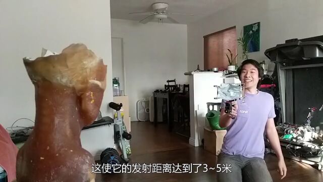 不可思议的“口罩发射枪“,直接把口罩射到脸上,你知道原理吗