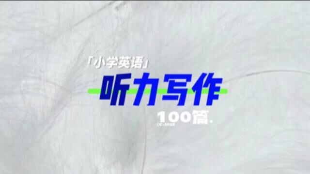 小学英语综合能力训练100篇#小学英语 #英语听力 #英语作文 #英语口语 #英语阅读理解