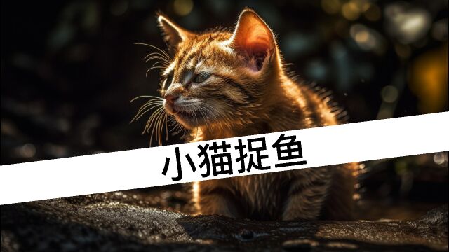 《小猫捉鱼》没了妈妈怎么活下去