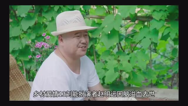 刘能扮演者赵明远年仅42岁去世,太年轻太可惜了