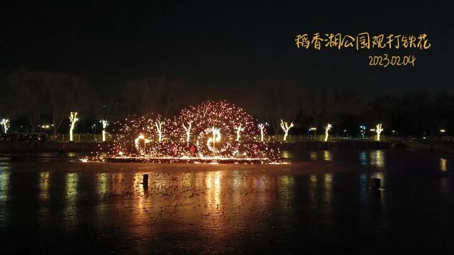 稻香湖公园观打铁花 2023.02.04