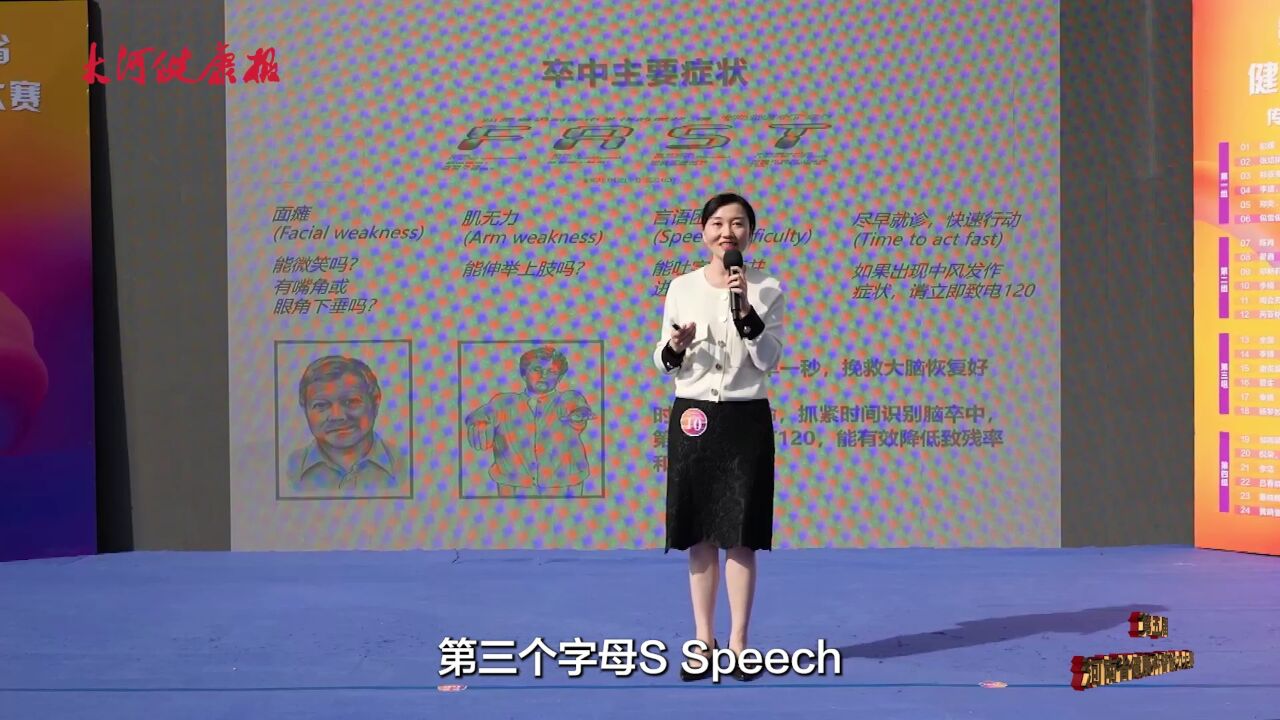 郑州大学第二附属医院李楠《卒中识别早,挽救大脑好》