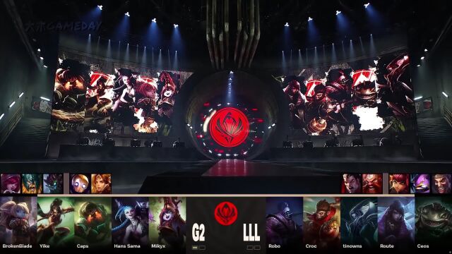 [MSI入围赛DAY1]【G2vsLLL】第二局速看