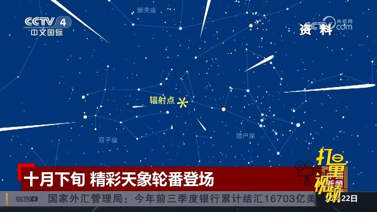 猎户座流星雨、土星伴月!十月下旬,精彩天象轮番登场