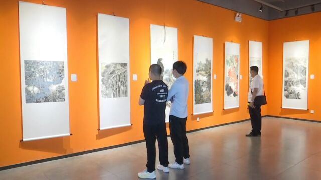 水墨艺术家李小雄三幅佳作亮相海口—万宁书画作品交流展