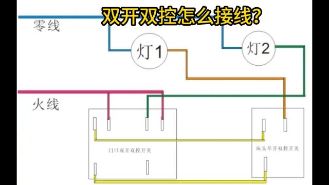 双开双控是什么意思,怎么接线