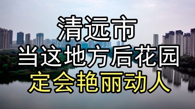 清远市格局要大,做这个地方的后花园,定会艳丽动人、繁花似锦