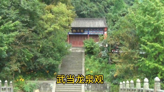 武当山逍遥谷龙泉观,相传因明朝建文帝朱允炆所建.