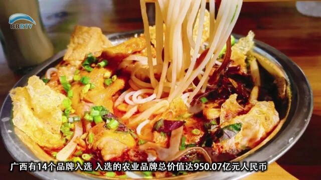 广西14个品牌登上全国百强榜单