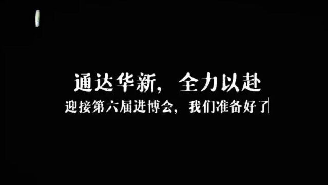 通达华新,全力以赴!第六届进博会,我们准备好了