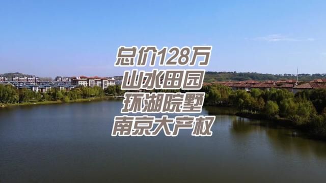 南京产权山水田园别墅总价128万起#原创#爱因看房#南京别墅#住进风景里#南京房产