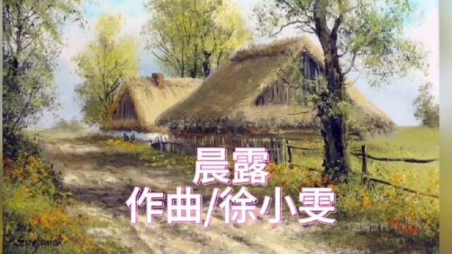 【纯音乐】《晨露 》作曲/徐小雯 清新愉悦欢乐每一天!